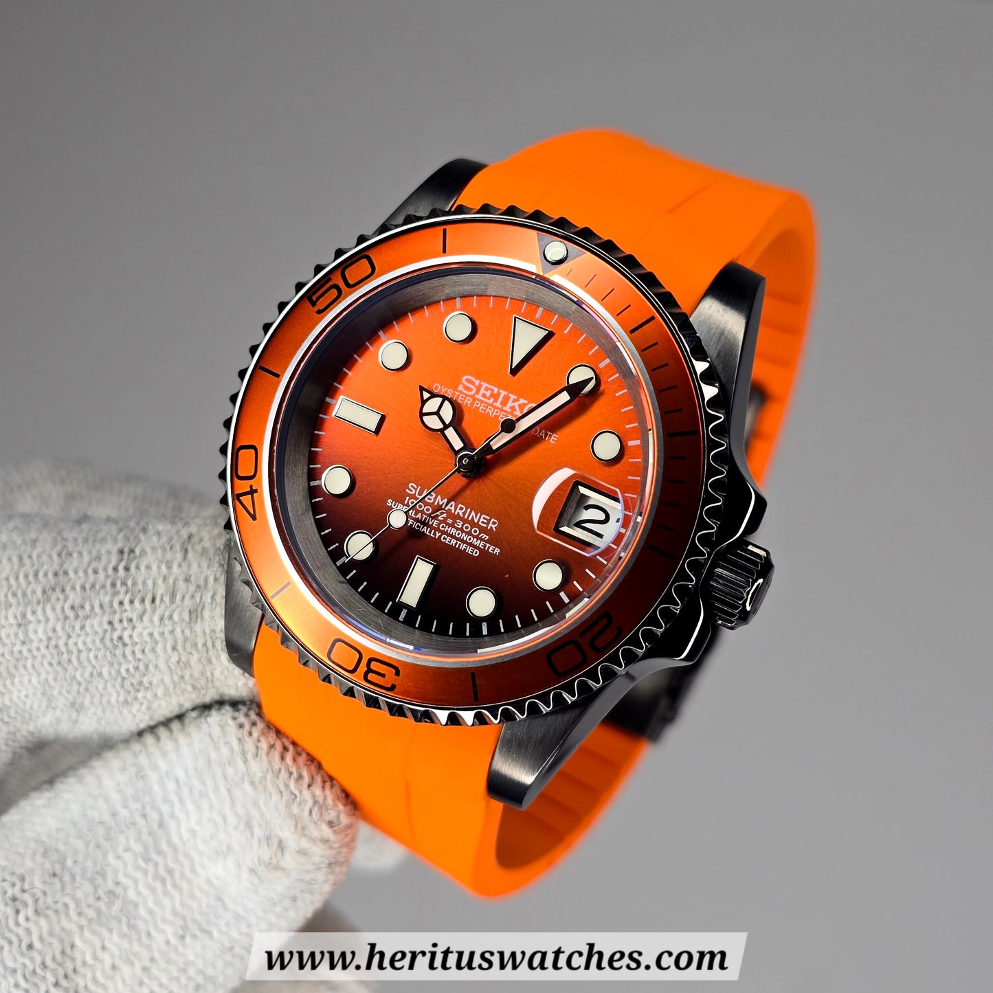 Custom Watch CW332 Automatic - Gun Metal Finish