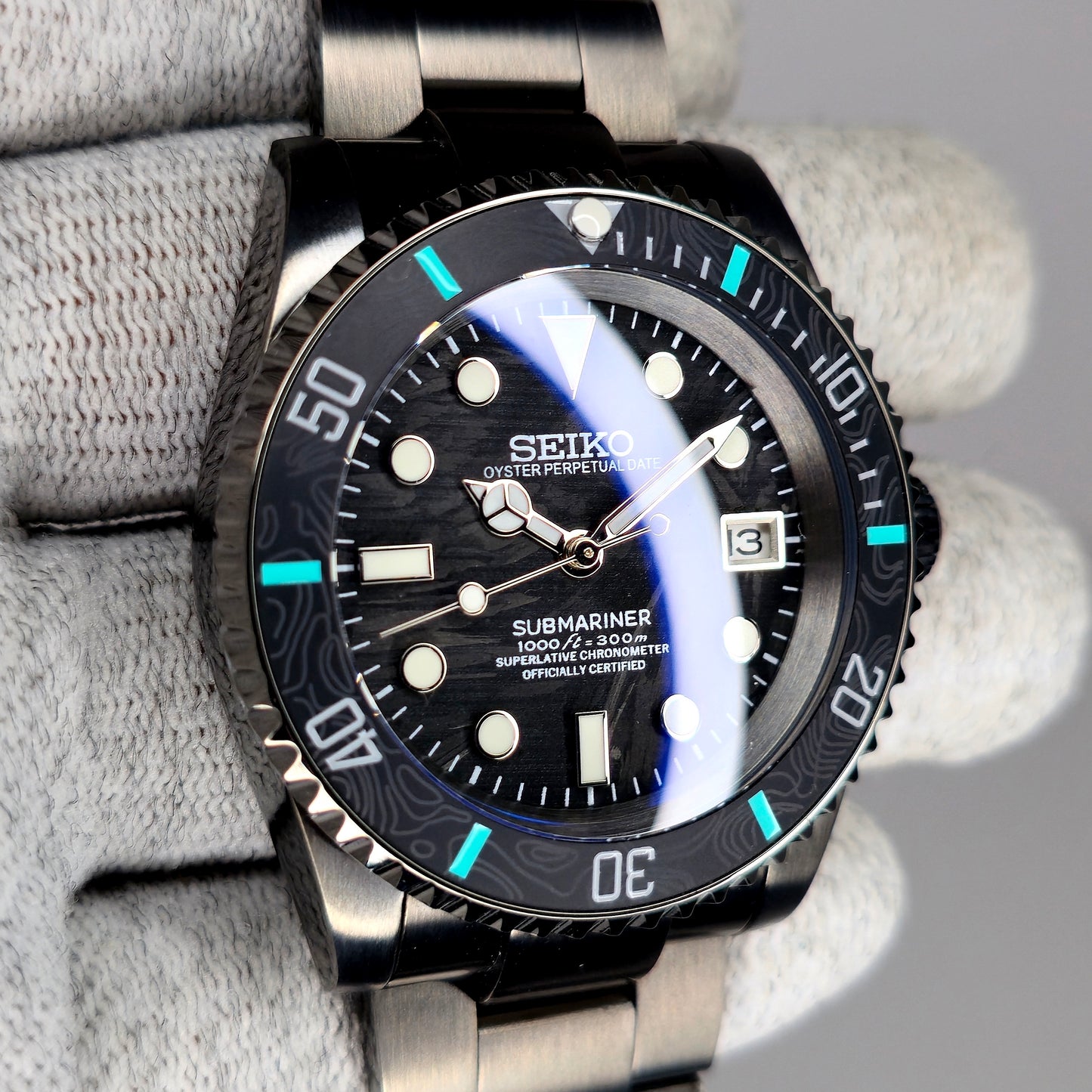 Custom Watch CW330 Automatic - Gun Metal Finish